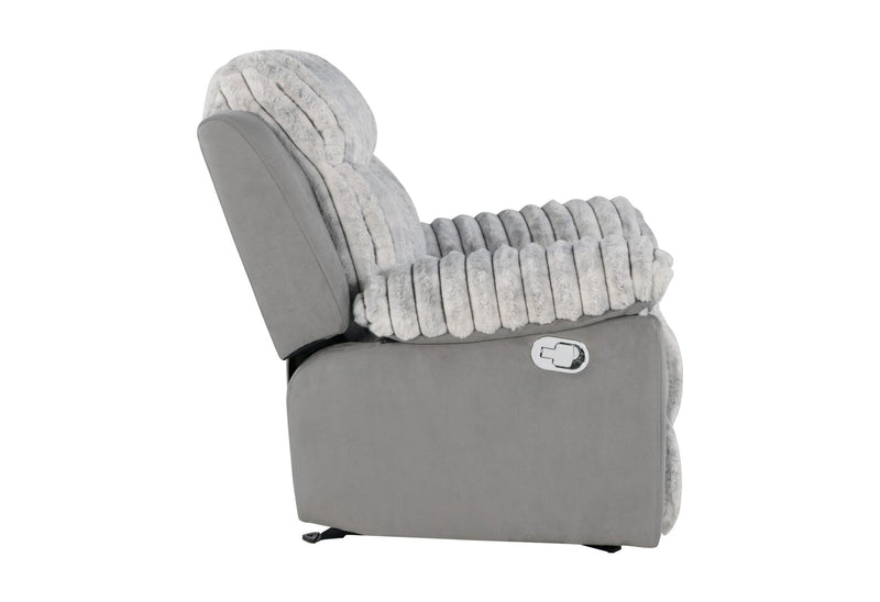 U6028 Grey Glider Recliner - U6028-GREY-GR
