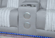 U8000 Grey P2 Sectional With Led - U8000-GREY-P2 SEC