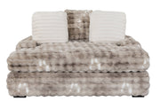 U8292 Grey Lounger Sofa With Usb - Lara FurnitureLoungers