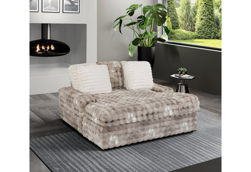 U8292 Grey Lounger Sofa With Usb - Lara FurnitureLoungers