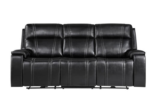 U8881 Black Leather Power Reclining Sofa With Immerse Sound - U8881-BLK LEATHER-PRS IMMERSE
