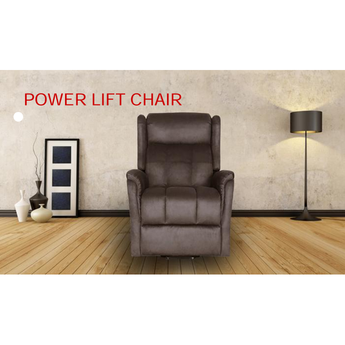UHE9014LBR-1LT Power - Lift Chair Light Brown/Taupe - UHE9014LBR-1LT