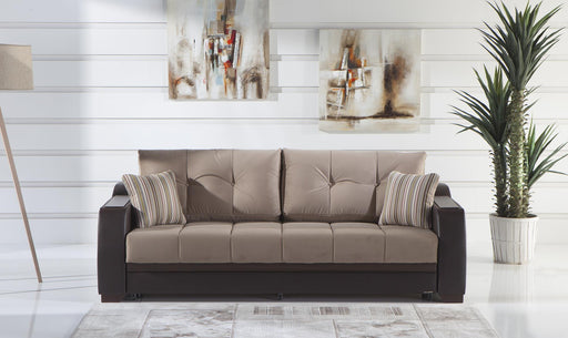 Ultra 3 Seat Sleeper (Lilyum Vizon) 3 Pieces - Lara FurnitureSleeper Sofa