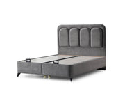 Uludag Storage Bed With Headboard - Queen in Cream - 200-ELIF-ULU-150-EY322-SB