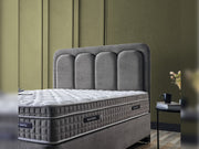 Uludag Storage Bed With Headboard - Twin in Grey - 200-ELIF-ULU-90-EY320-SB