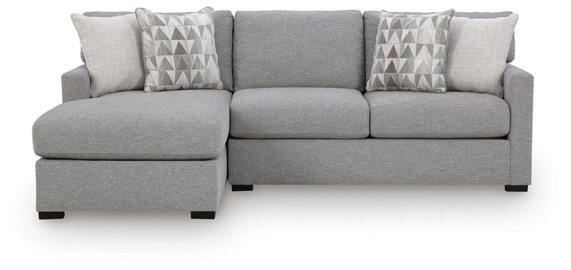 UrbanCrest Pewter 2-Piece Sectional with Chaise - PC20804S2