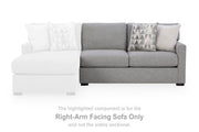 UrbanCrest Pewter Right-Arm Facing Sofa - PC2080467