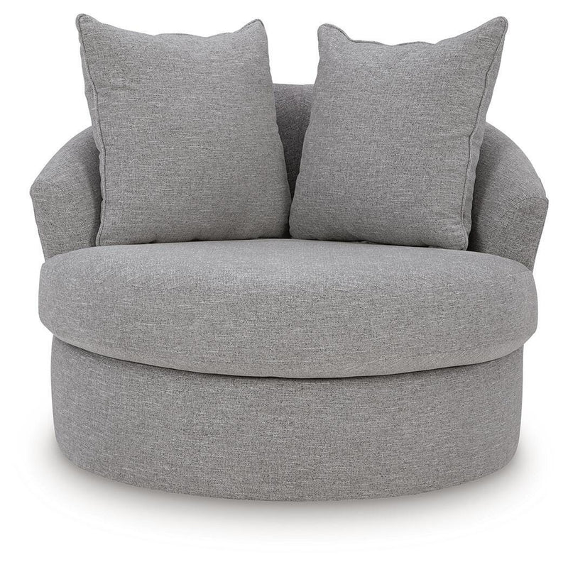 UrbanCrest Pewter Swivel Accent Chair - PC2080444
