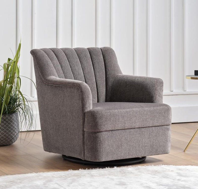 Urbane Swivel Chair (Urbane Anthracite) - Lara FurnitureLiving Room Chair