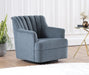 Urbane Swivel Chair (Urbane Petrol Blue) - Gate FurnitureLiving Room Chair