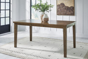 Urbinforte Counter Height Extension Dining Table and 6 Barstools - PCD592D6