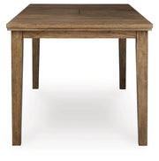 Urbinforte Light Brown Counter Height Dining Extension Table - PCD592-32
