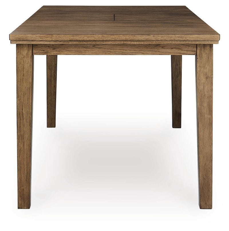 Urbinforte Light Brown Counter Height Dining Extension Table - PCD592-32
