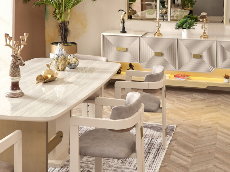 Urla 6 Person Dining Room Set - Dining Room Sets
