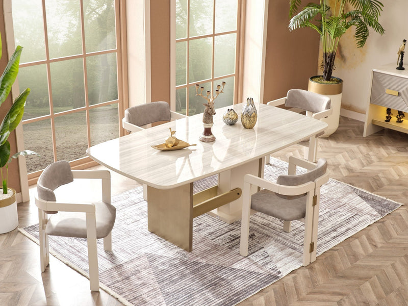 Urla 6 Person Dining Room Set - Dining Room Sets