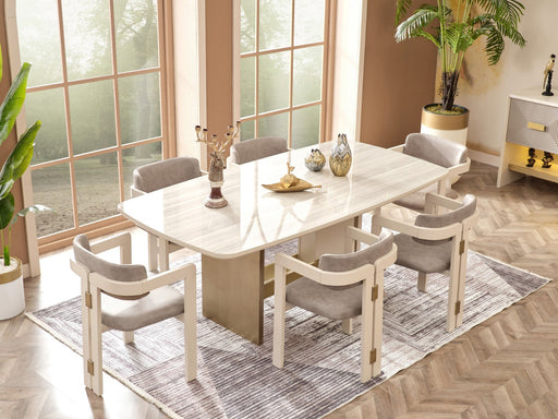 Urla 6 Person Dining Room Set - Dining Room Sets