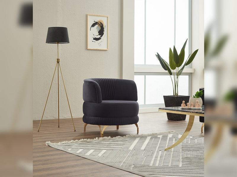 Urla Chair in Anthracite - 200-SIM-URL-ANKA154-B