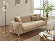 Urla Convertible Loveseat in Anthracite - 200-SIM-URL-ANKA154-2