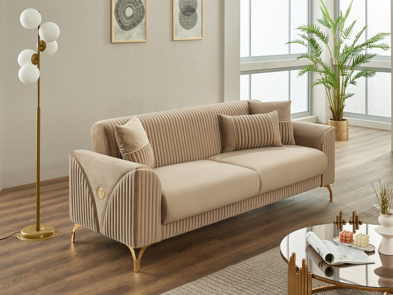 Urla Convertible Sofa in Anthracite - 200-SIM-URL-ANKA154-3