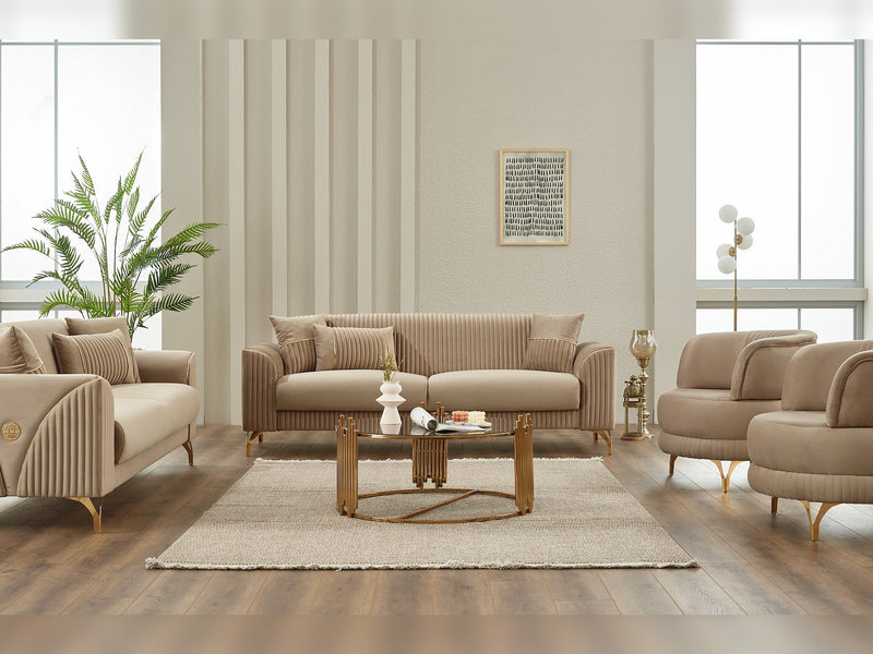 Urla Convertible Sofa in Beige - 200-SIM-URL-ANKA153-3