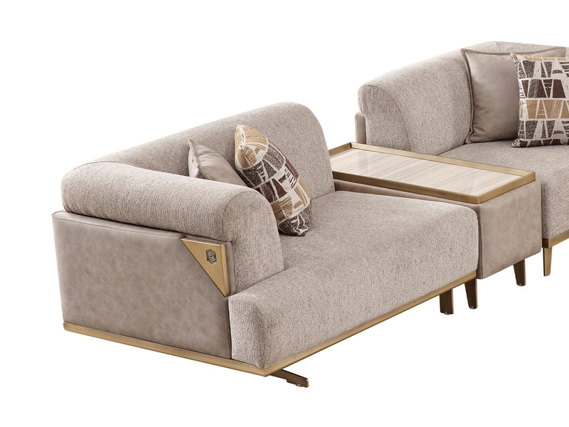 Urla Sectional Living Room Set - Living Room Sets