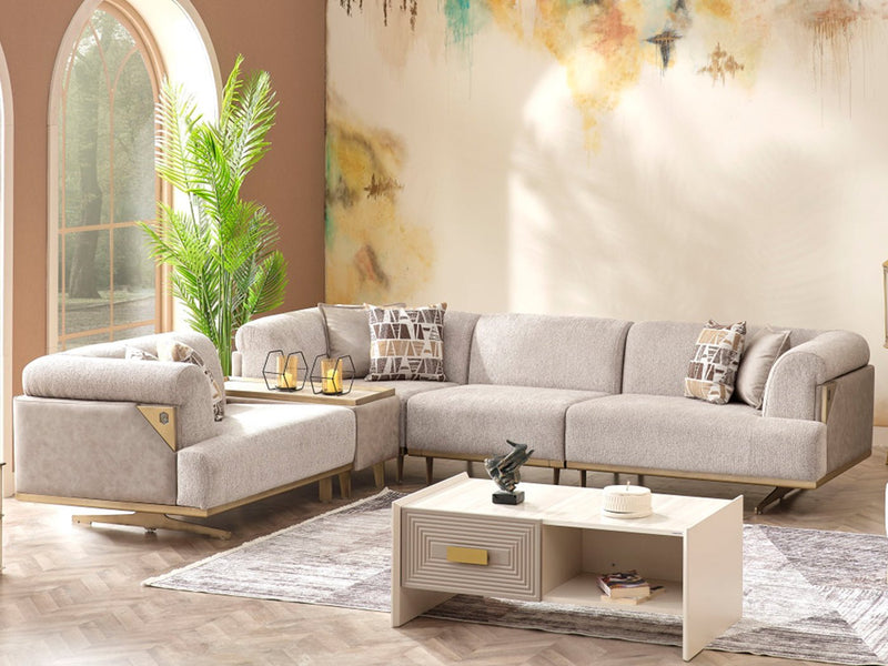 Urla Sectional Living Room Set - Living Room Sets