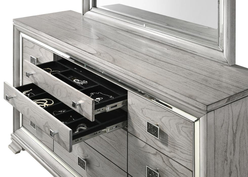 Vail Gray Dresser - Lara FurnitureDresser