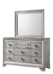Vail Gray Mirror - Lara FurnitureMirror