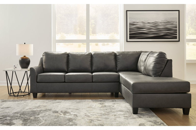 Valderno Fog 2 - Piece Sectional with Chaise - Lara FurnitureSectional