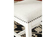 Valebeck Beige/White Dining Chair (Set of 2) - Gate FurnitureDining Chair