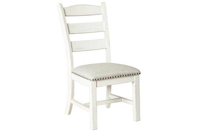Valebeck Beige/White Dining Chair (Set of 2) - Lara FurnitureDining Chair