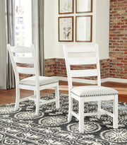 Valebeck Beige/White Rectangular Dining Set - Lara FurnitureDining Room Set
