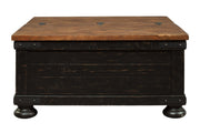 Valebeck Black/Brown Coffee Table with Lift Top - Lara FurnitureCoffee Table