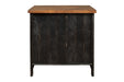 Valebeck Black/Brown End Table - Gate FurnitureEnd Table