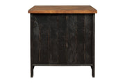 Valebeck Black/Brown End Table - Lara FurnitureEnd Table
