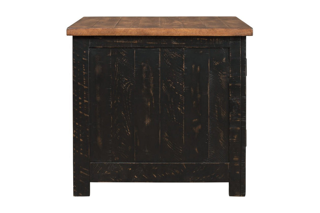Valebeck Black/Brown End Table - Gate FurnitureEnd Table