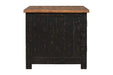 Valebeck Black/Brown End Table - Gate FurnitureEnd Table