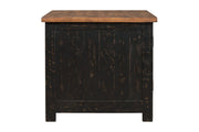 Valebeck Black/Brown End Table - Lara FurnitureEnd Table