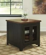 Valebeck Black/Brown End Table - Lara FurnitureEnd Table