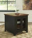Valebeck Black/Brown End Table - Gate FurnitureEnd Table