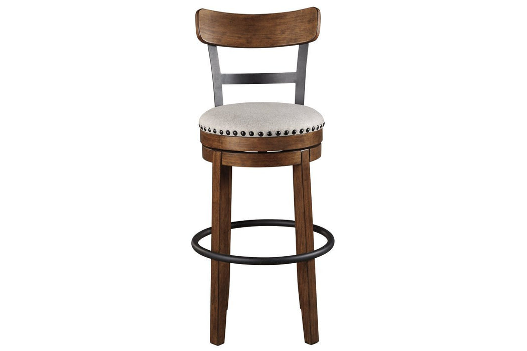 Valebeck Brown Bar Height Bar Stool - Gate FurnitureBarstool