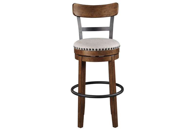 Valebeck Brown Bar Height Bar Stool - Lara FurnitureBarstool
