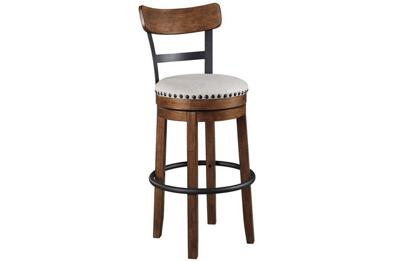 Valebeck Brown Bar Height Bar Stool - Lara FurnitureBarstool