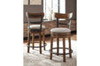 Valebeck Brown Counter Height Bar Stool - Gate FurnitureBarstool