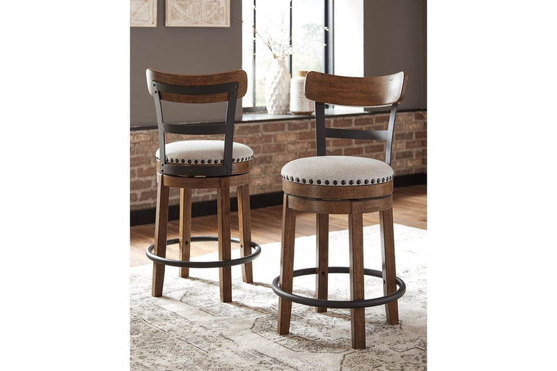 Valebeck Brown Counter Height Bar Stool - Lara FurnitureBarstool