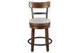 Valebeck Brown Counter Height Bar Stool - Gate FurnitureBarstool