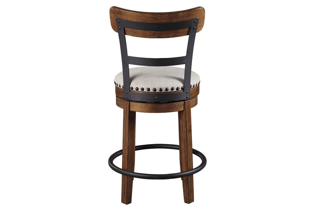 Valebeck Brown Counter Height Bar Stool - Gate FurnitureBarstool