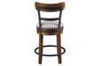 Valebeck Brown Counter Height Bar Stool - Gate FurnitureBarstool