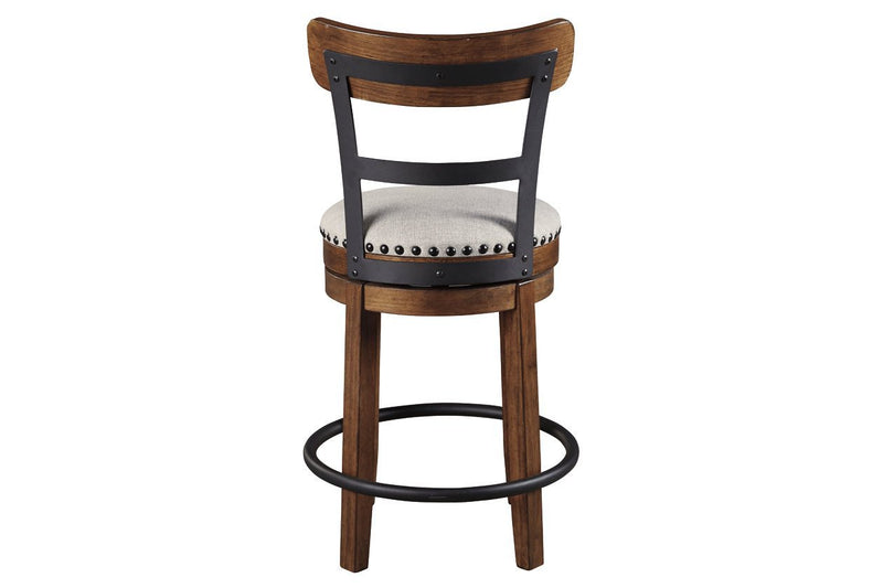 Valebeck Brown Counter Height Bar Stool - Lara FurnitureBarstool