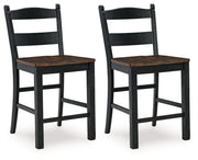 Valebeck Counter Height Barstool (Set of 2) - Lara FurnitureBarstool